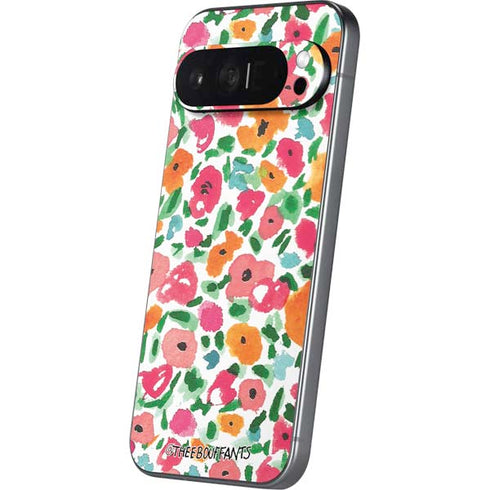 Bouffants and Broken Hearts Watercolor Floral Pixel 9 Pro XL Skin
